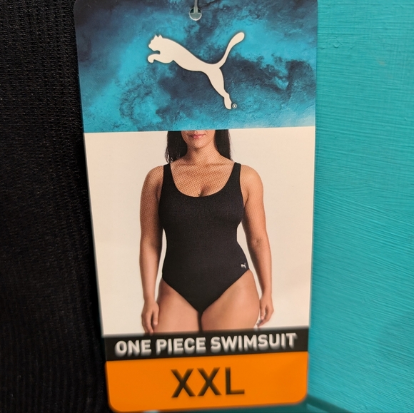 NWT Puma One Piece Swimsuit - Picture 2 of 6